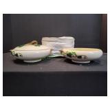 (2)9" Poppy Trail California Ivy Casserole Dishes