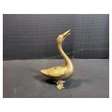 Vtg 10" Brass Duck w/ Removable Wings