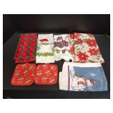 Holiday Tablecloth w/Kitchen Towels&Pot Holders