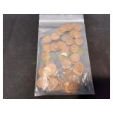 50 Wheat Pennies