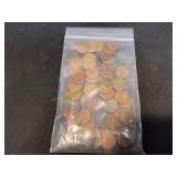 50 Wheat Pennies