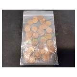 50 Wheat Pennies