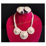 Vintage Carol Halmy Necklace & Earrings Set