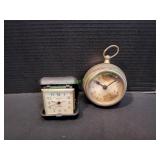 (2) Vtg Alarm Clocks