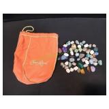 Polished Rocks / Stones in Crown Royal Bag