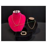 (2) Necklaces w/ (1) Multi-Stand Bracelet