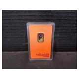 Valcambi Suisse 1 gram Gold Bar