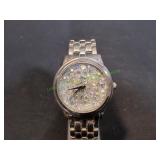 Ladies Watch w/Mixed CZ Crystal Rhinestone