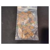 50 Wheat Pennies