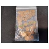 50 Wheat Pennies