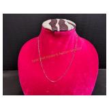18" Sterling Silver Necklace