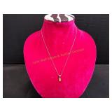 18" Sterling Silver Necklace w/ Pendant