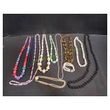 Costume Jewelry Beaded Necklaces