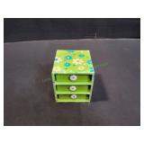 4x4x4 Mini Drawer Cabinet w/ Pocket Knives