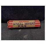 Roll of Steel Wheat Pennies (P, D, & S)