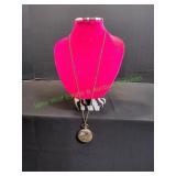Quartz Deer Pocket Watch on Chain