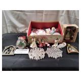 Box of Christmas Ornaments