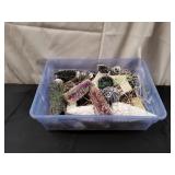 Small Tote of Christmas Village Trees