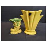 (1) 5" Shawnee Pottery Cornucopia Vase & More