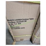 (6) Portable Outdoor Tables in Carrying Case
