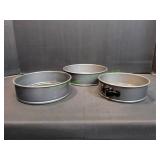 8.5", 9.5" & 10.5" Springform Cake Pans
