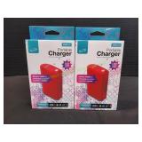 (2) iLive Portable Chargers