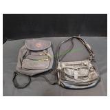 (2) Black Handbags