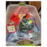 Tote of Christmas Stockings, Decorations & More