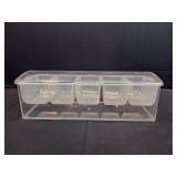 5-Compartment Condiment Tray