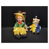 (2) Swinging Clowns