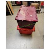(2) Totes w/ Lids