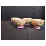 (4) Sango Birds & Bees Ice Cream Bowls