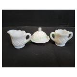 Vtg Westmoreland Milk Glass Child