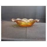 9.5" Marigold Ruffle Edge Bowl