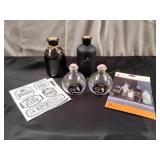 (4) Decorative Halloween Bottles & More