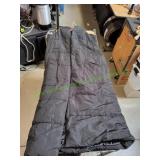 Black Long Sleeveless Jacket, Sz XL