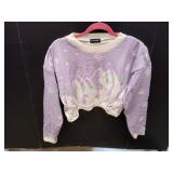Pretty Little Thing Purple Mountain Sweater, Sz