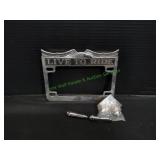 H-D Live to Ride Motorcycle License Frame & More
