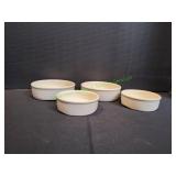 Vtg Hall Baking Dishes, (2) #921 & (2) #922