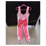 PLT Ski One-Piece Pink Suit, Sz 12