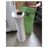28" Seasons Pedestal Lavatory Basin Leg, White