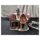 Norman Rockwell Puppet Maker Lighted House