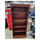 Golden Oak Wooden Bookshelf