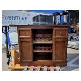 Wine & Liquor Bar w/ Marble Top