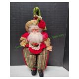Vtg 26" Posable Shelf Setting Santa