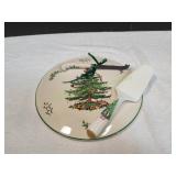 11.5" Spode Holiday Cake Plate & More