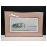 23x15 Quietly by the Sea by DeGrazia