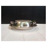 Crescent 6317 Covered Oval Serving Tray w/ Lid