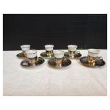 (6)Porcelana Veracruz Demitasse/Espresso Cups