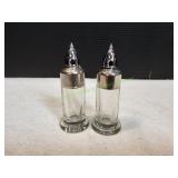 Dorothy Thorp Silver Rim Style Salt & Pepper Set